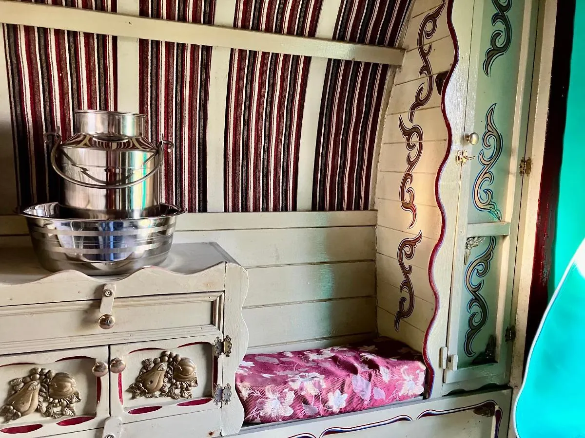 Romany Bow Top Gypsy Wagon @ Tin And Canvas Glamping, Pickering 0*,