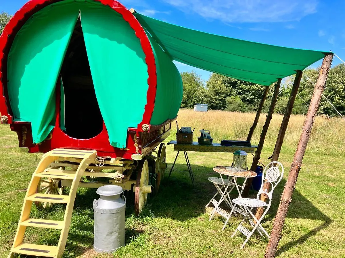 Romany Bow Top Gypsy Wagon @ Tin And Canvas Glamping, Pickering 0*,  Ηνωμένο Βασίλειο